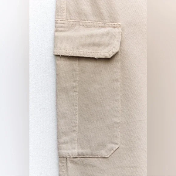 ZARA CARGO TRF PANTS - Picture 6 of 11
